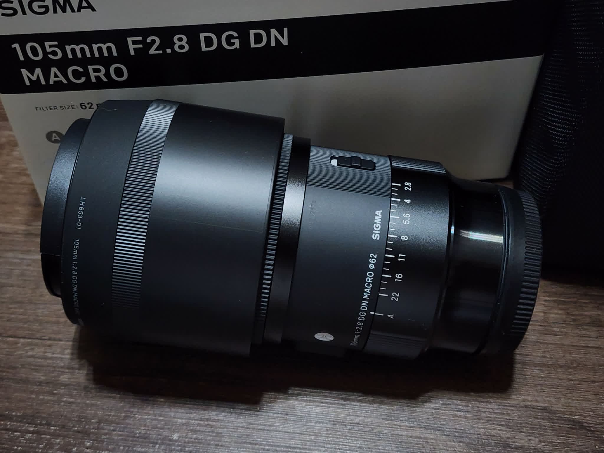Sigma 105mm f2.8 dg dn macro art FOR Sony 二手鏡頭商品照片