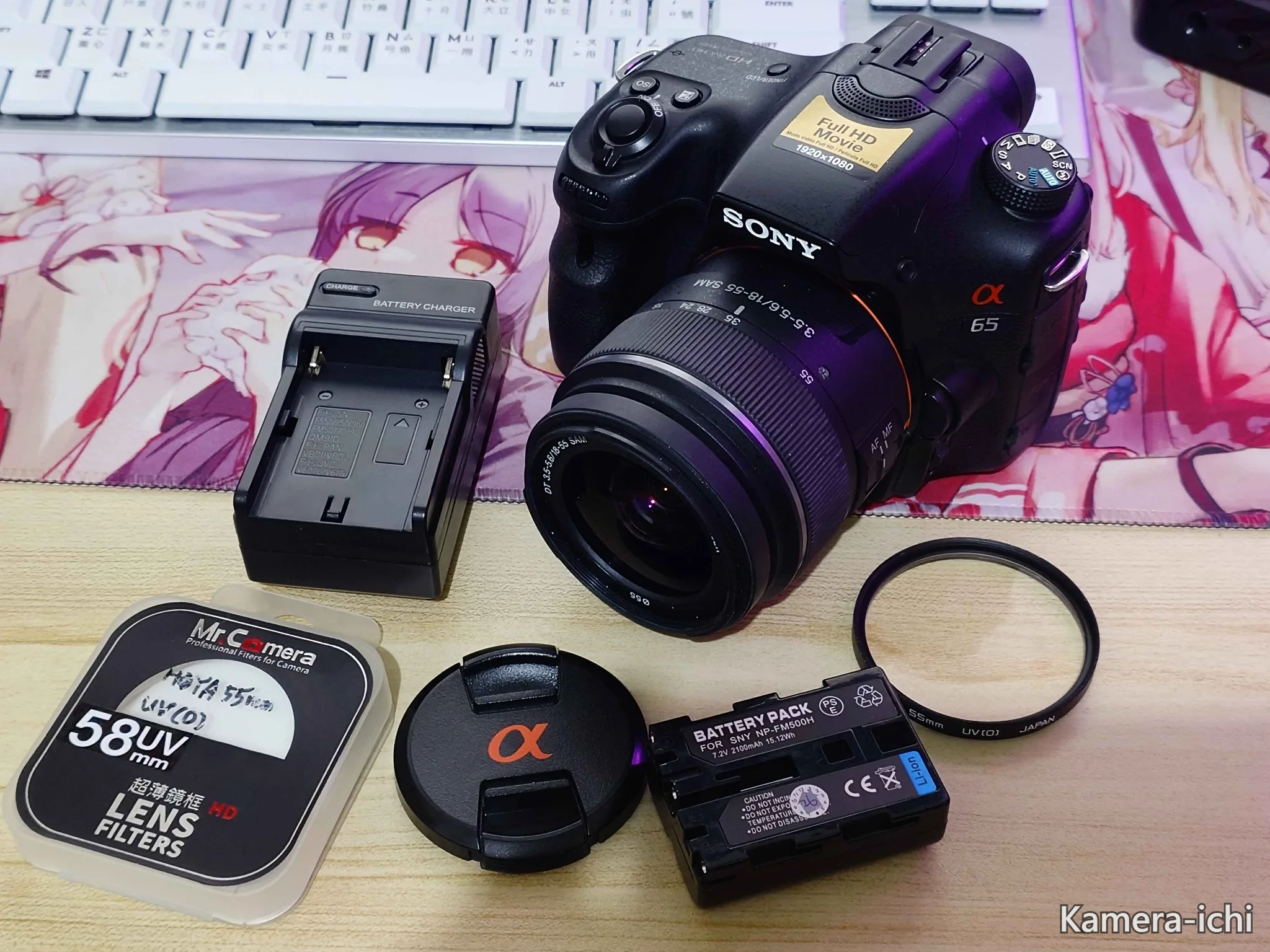 Sony A65 單眼相機 ,2430萬畫素 ✅快門3068 二手相機商品照片